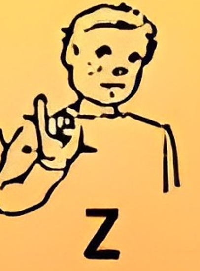 Seña de la letra Z